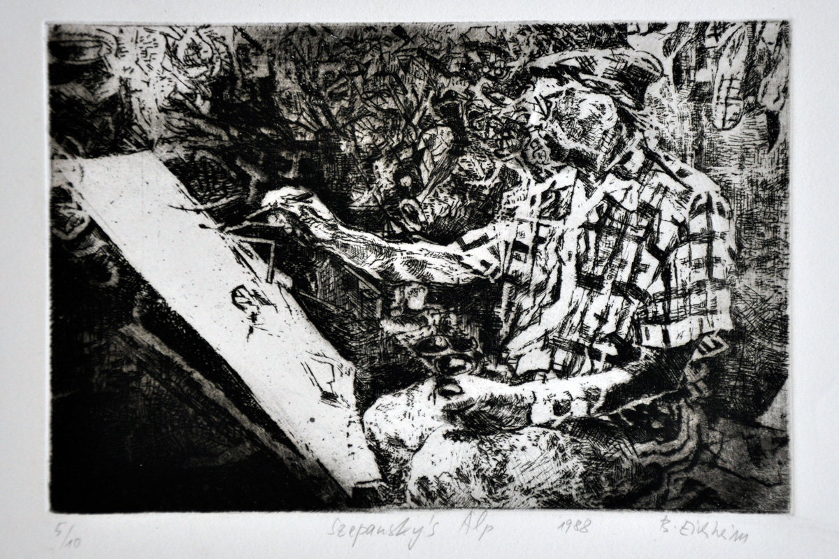 1988 Szempansky‘s Alp, Radierung 5/10, Plattengröße 20 x 29 cm