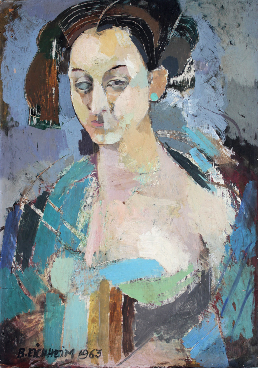 Meine Monalisa, 1963, Eitempera auf Hartfaser, 78 x 52 cm