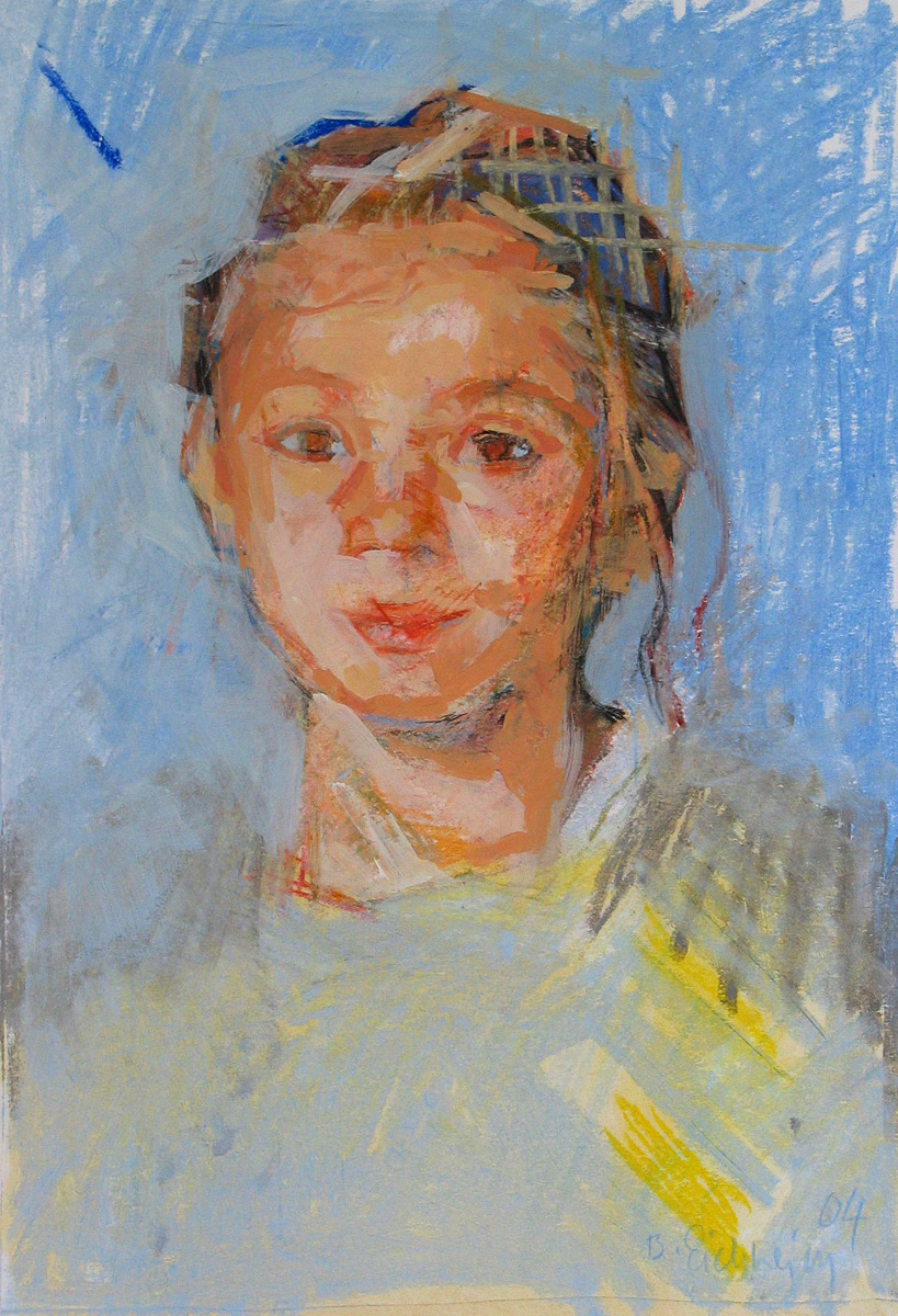 2004 Sara I, Gouache, 40 x 28 cm